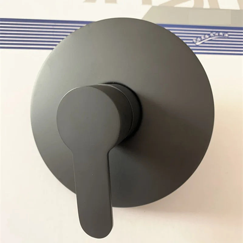 MTTUZK Solid Brass Wall Mounted 2 Inlet 1 Outlet