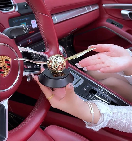 Luxury Car Accessories Products Solar Energy Swing Car Perfume air Freshener