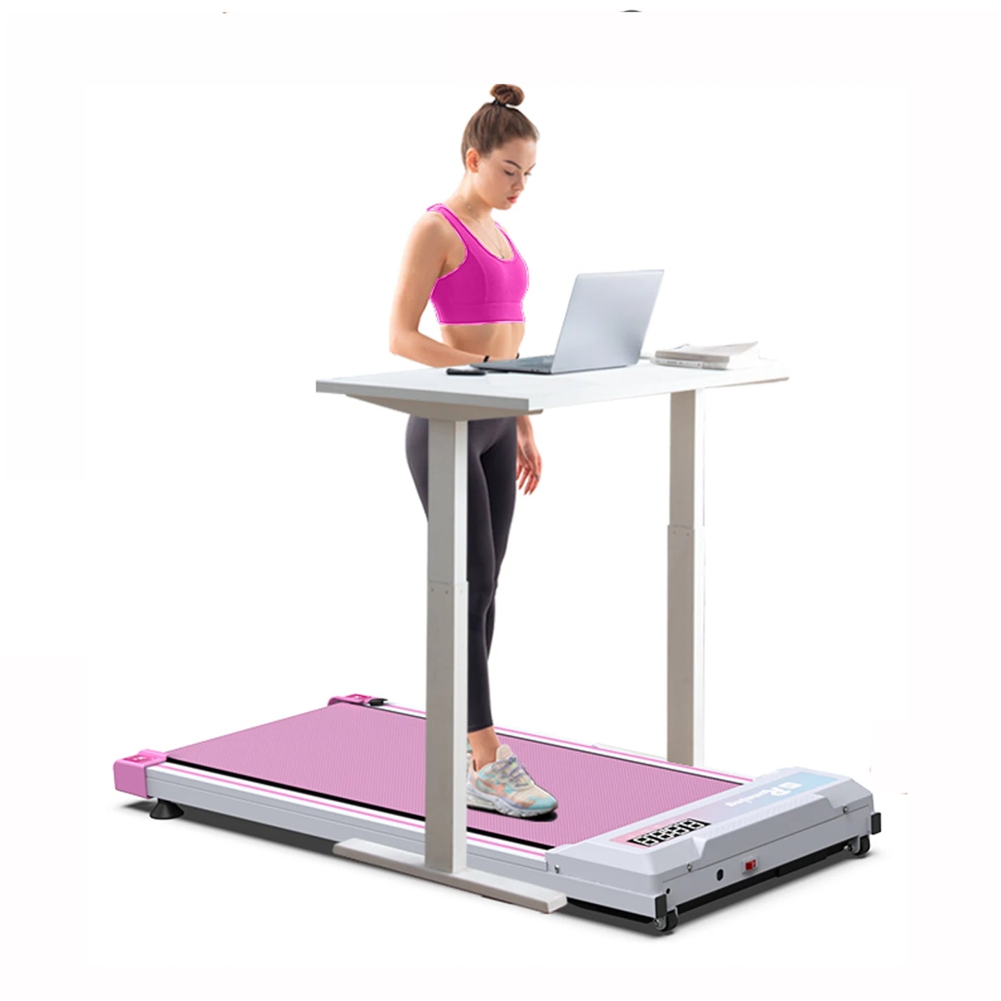 Walking Pad Treadmill Smart Fitness Exercise Foldable Electric Running Machine 2in1 Under Desk Treadmill Walking Pad