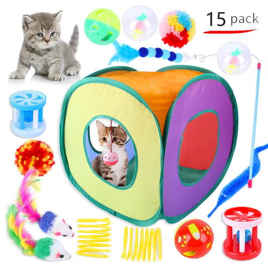 Funny Cat Tent Mouse Supplies Simulation Fish