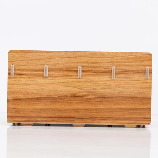 Simple Wooden Desktop Book and Pen Holder