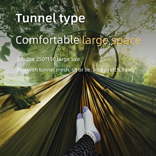 Camping hammock with mosquito net sleeping tent hammock suitable for camping hammock outdoor furniture garden leisure hammock - MyLootWare