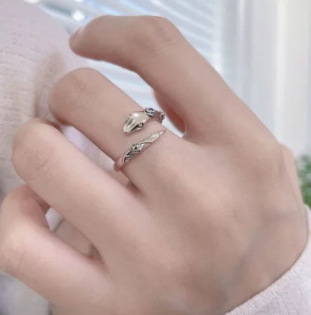 Spiritual Slytherin Snake Opening Ring for Women