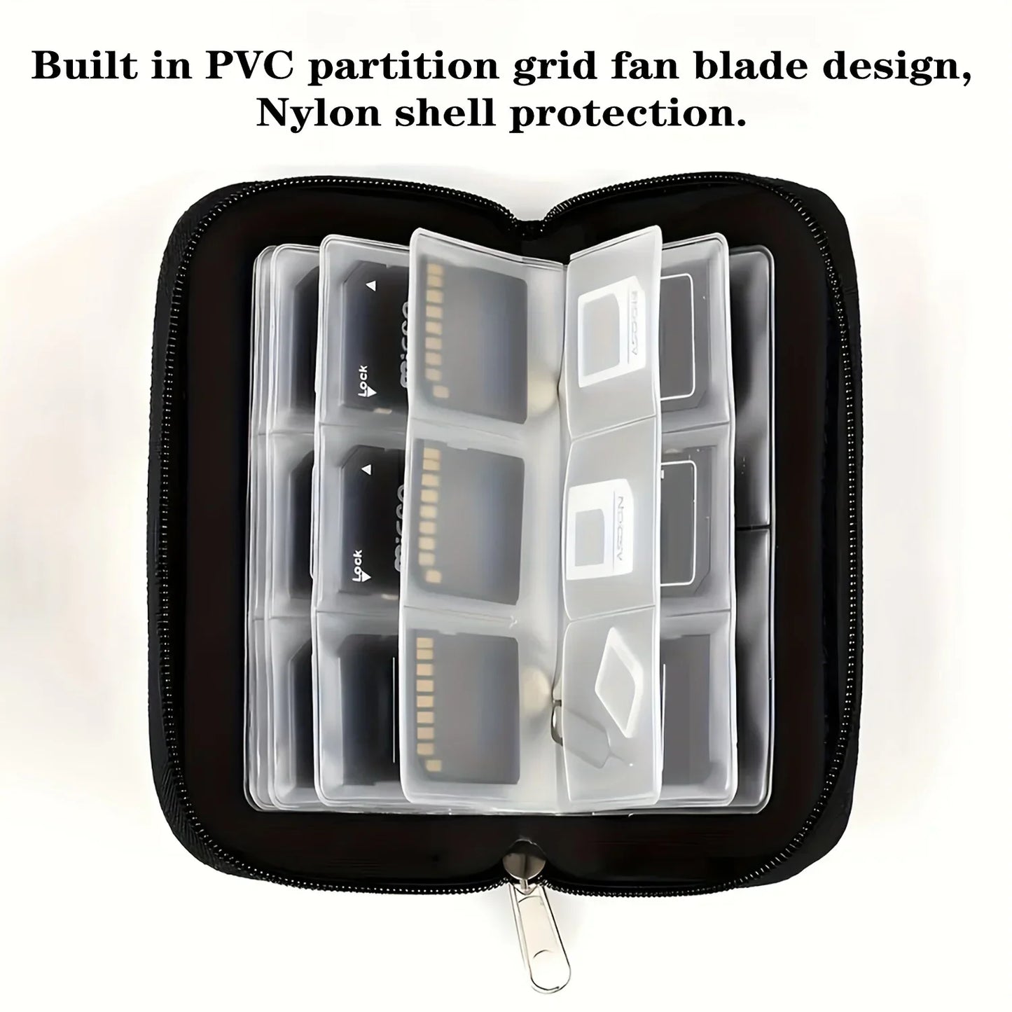Memory Card Storage Bag Carrying Case Holder Wallet 22 Slots for CF/SD/Micro SD/SDHC/MS/DS Game Accessories memory card box