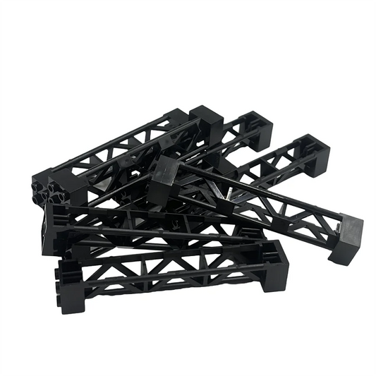 4pcs City Building Blocks Train Car Pillar Support Girder Column Beam 2x2x10 Military Bricks Toys Compatible Technical Parts - MyLootWare