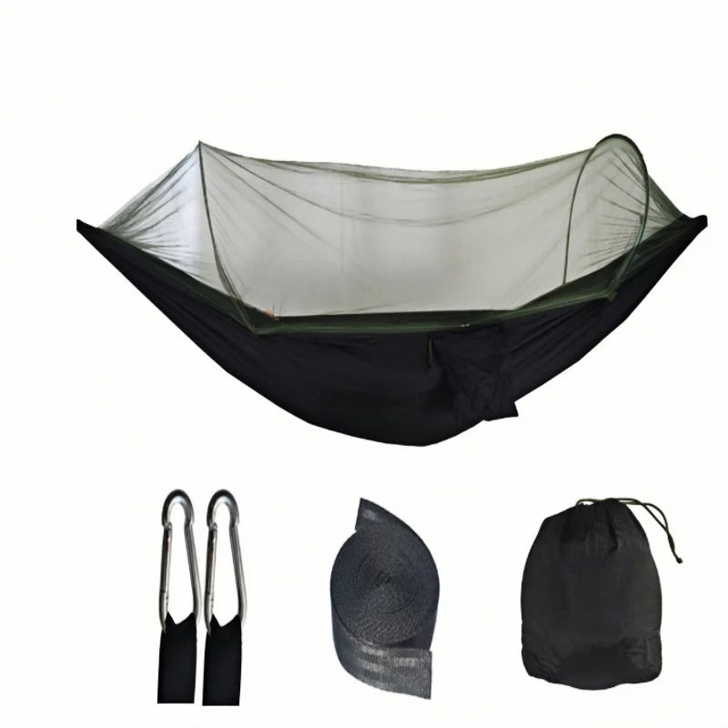 Camping hammock with mosquito net sleeping tent hammock suitable for camping hammock outdoor furniture garden leisure hammock - MyLootWare