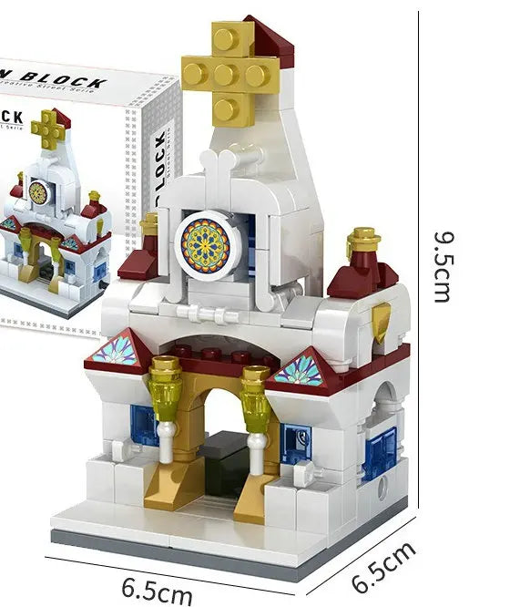 House Building Blocks Mini City Store Street View Snack Street Children's Toys Boys and Girls Gifts Compatible With Lego