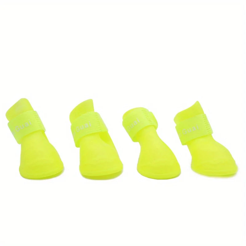 Pet Shoes Cute Pet Dog Shoes Rainproof Puppy Boots