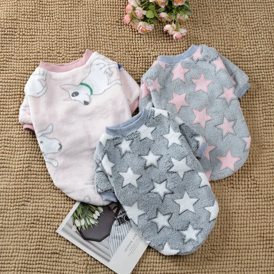 Pet Clothes Autumn Winter Warm Cat Dog Jacket For