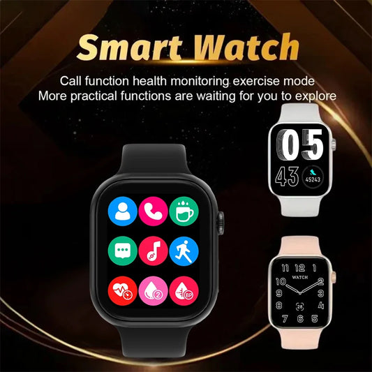 2025 New Smartwatch For Men Android IOS Phone 1.73" Screen Bluetooth Call Blood Oxygen Pressure Monitoring Smart Watch Women - MyLootWare