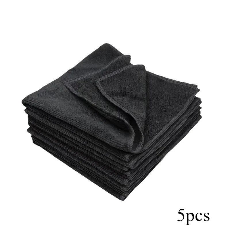 Black Ultra-fine Fiber Dishwashing Cloth, Multifunctional Car Cleaning Cloth,Kichen Accessories Kitchen Towels - MyLootWare