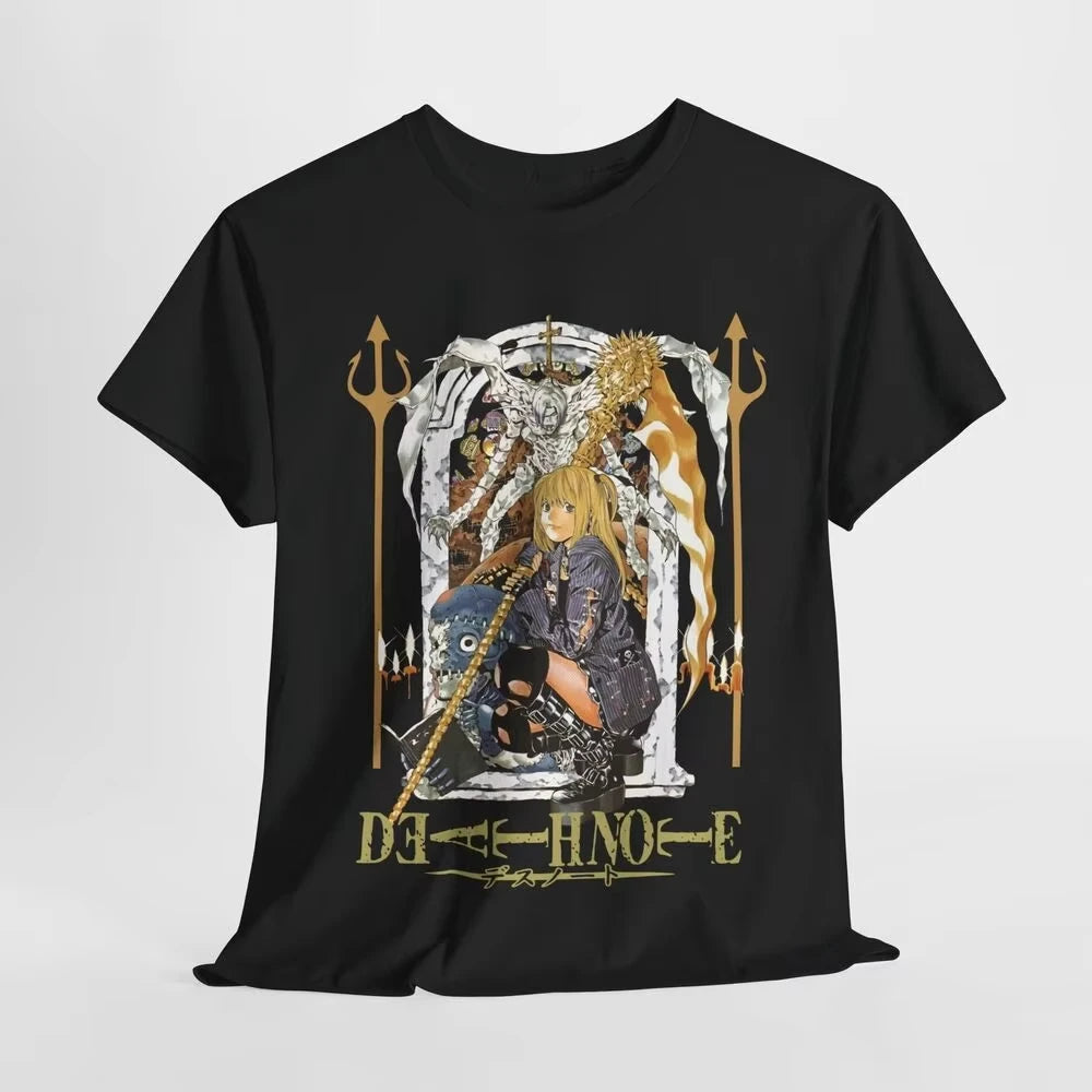 Misa Amane Black Cotton Anime T-Shirt Death Note
