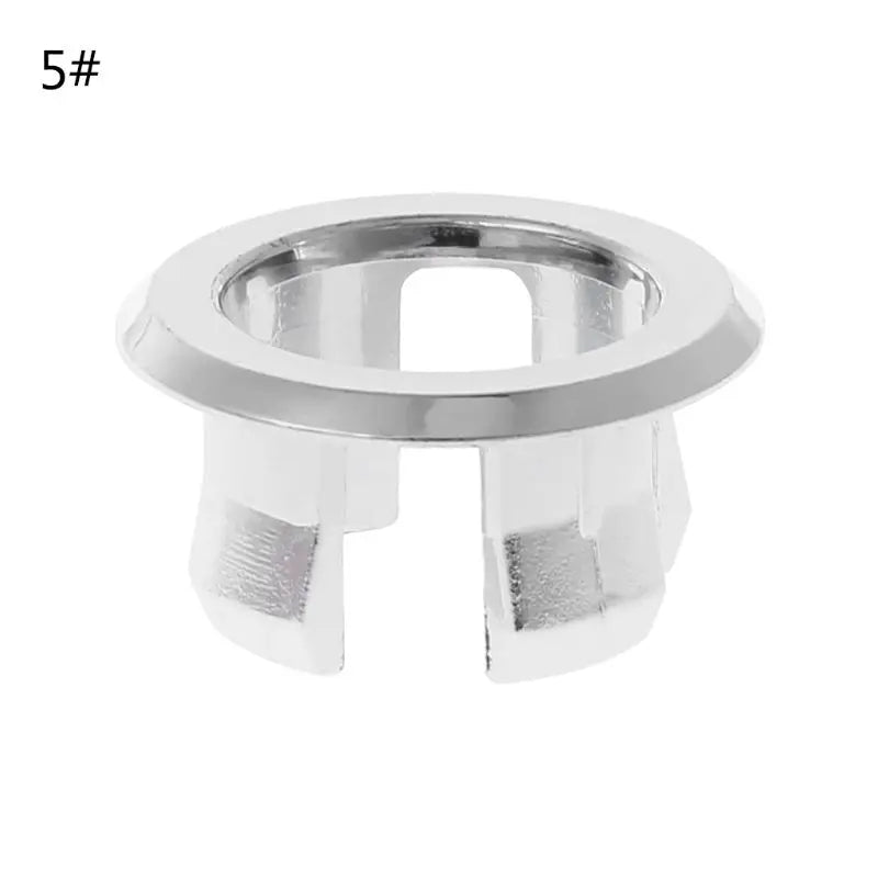 Bathroom Basin Sink Overflow Ring Round Insert Hole Cover Cap