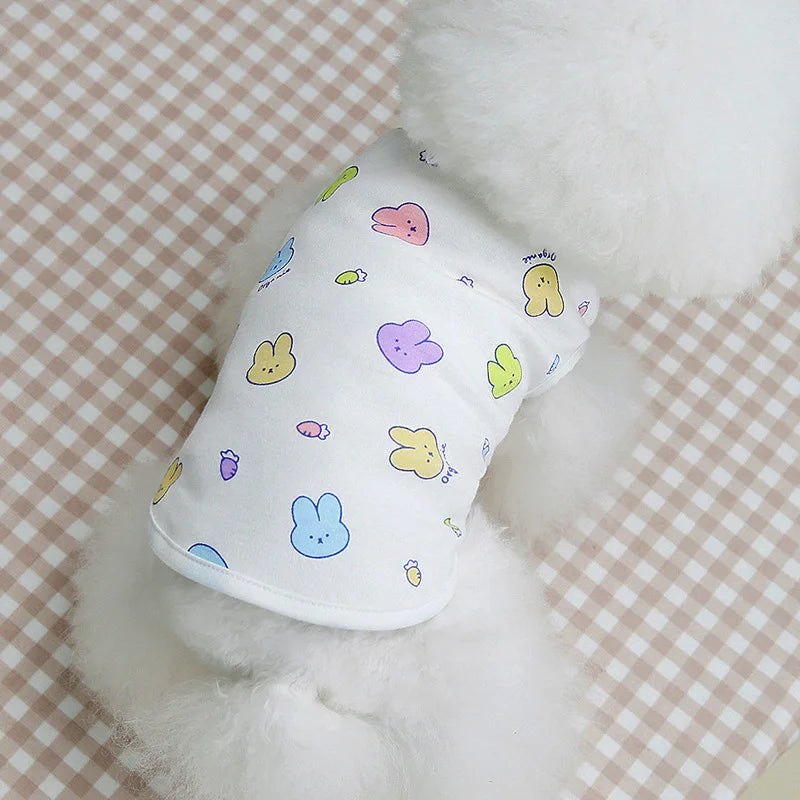 Pet Rabbit Base Coat Four Legged Clothes Teddy