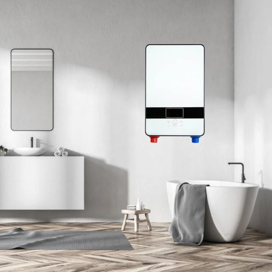 6500w Instant Tankless Water Heater 220v Thermostat Induction Heater Smart Touch Electric Heaters Shower Automatica High Quality - MyLootWare