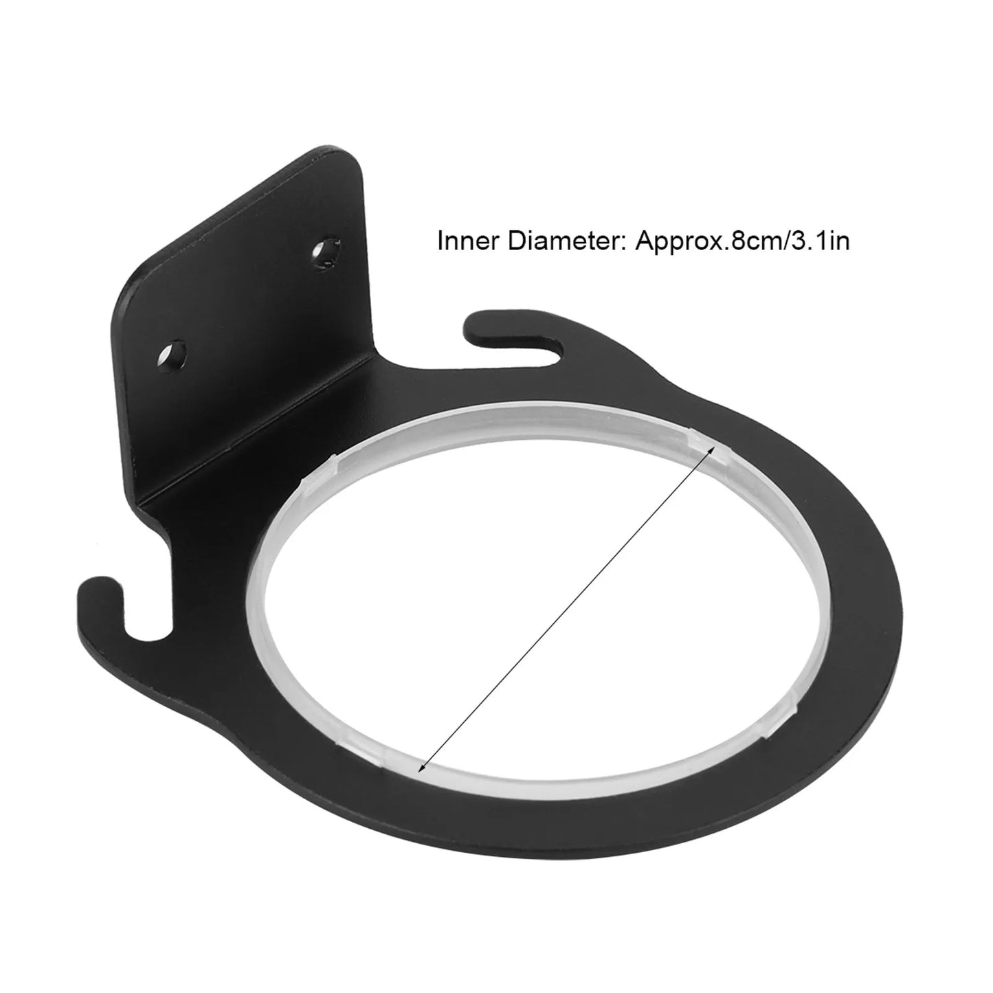 Space Aluminum Wall Mounted Hair Dryer Holder Rack