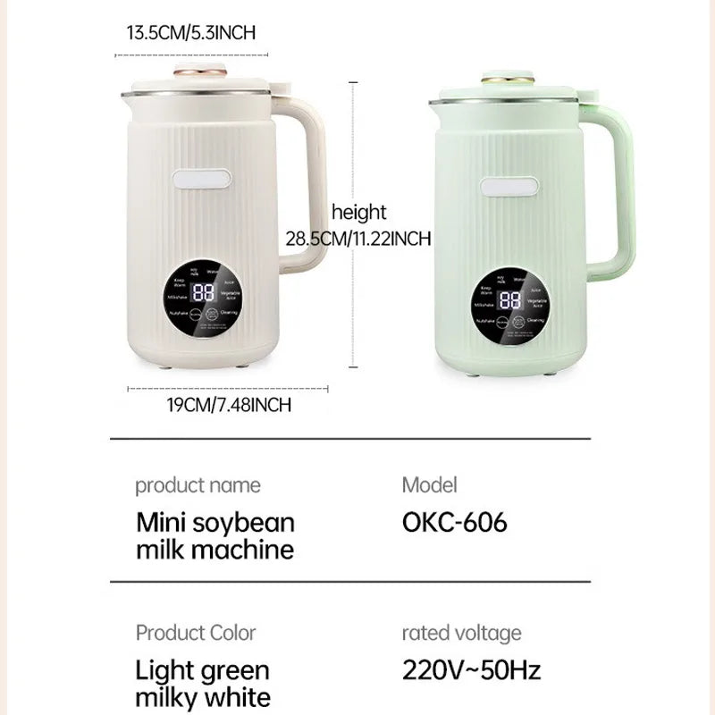 220V/110V Multifunctional Electric Soybean Milk Machine Food Blender Automatic Fruit Juice Maker Water Boiling Kettl Soy - MyLootWare