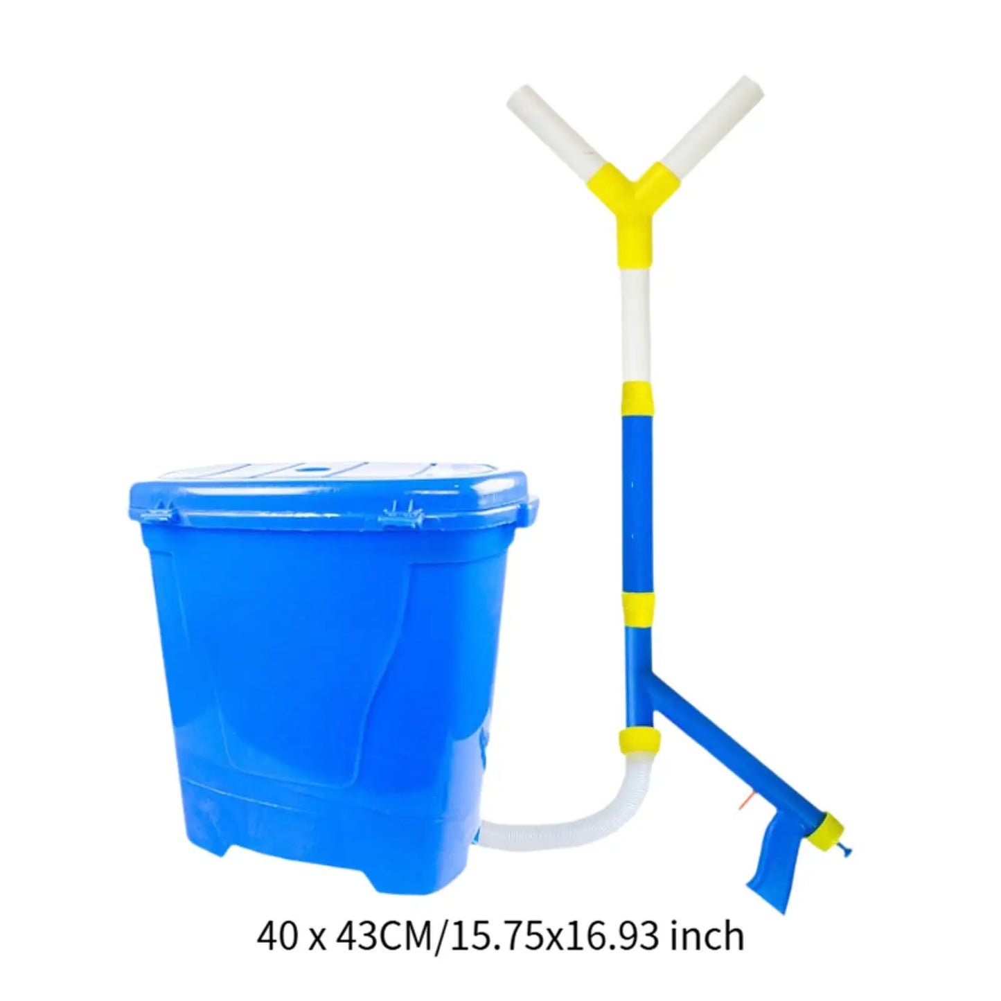 25L Back Carrying Granular Fertilizer Spreader for Corn Vegetables Versatile Agricultural Manual Fertilizing Tool Labor Saving - MyLootWare