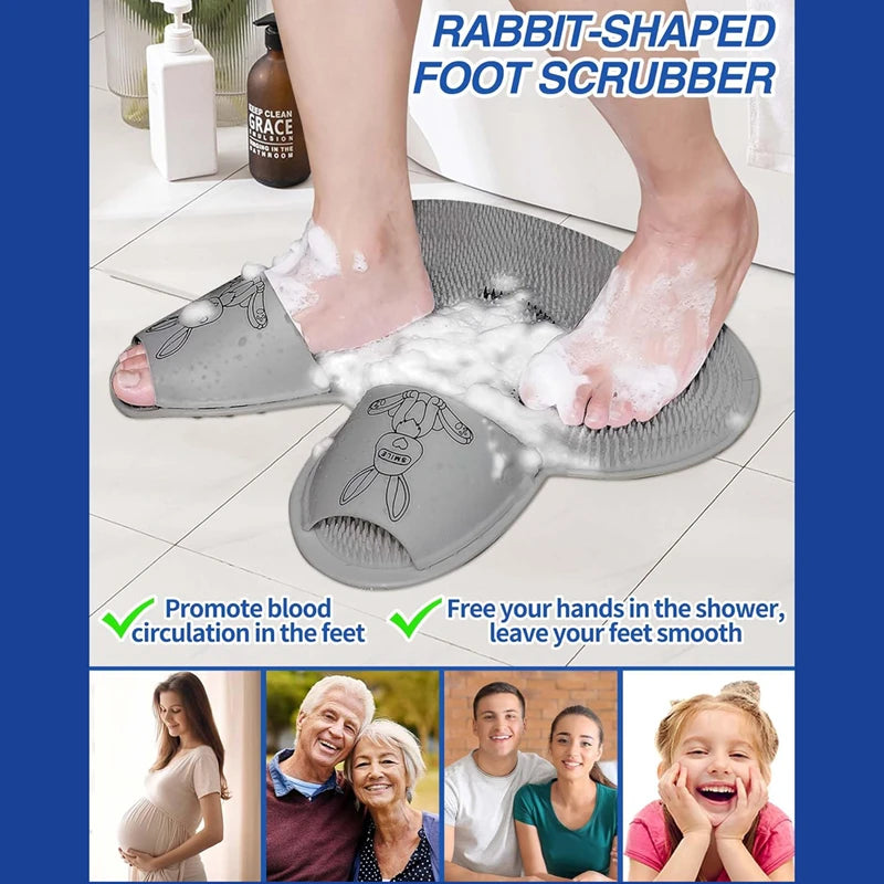 Silicone Massage Foot Mat Bathroom Non-Slip Mat