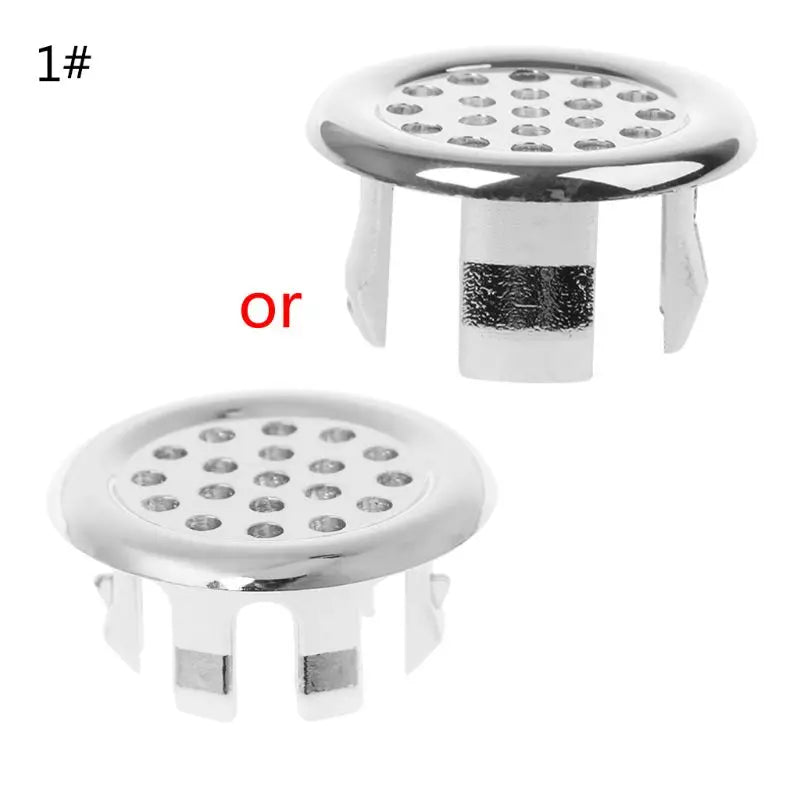 Bathroom Basin Sink Overflow Ring Round Insert Hole Cover Cap