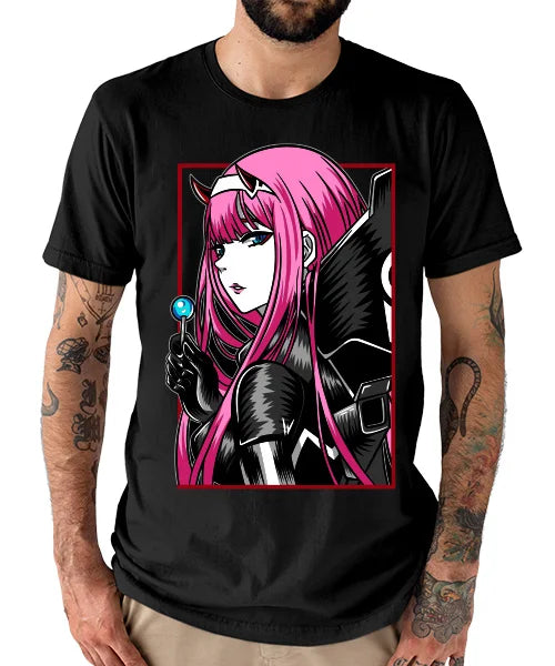 T-shirt for Anime Zero Two anime
