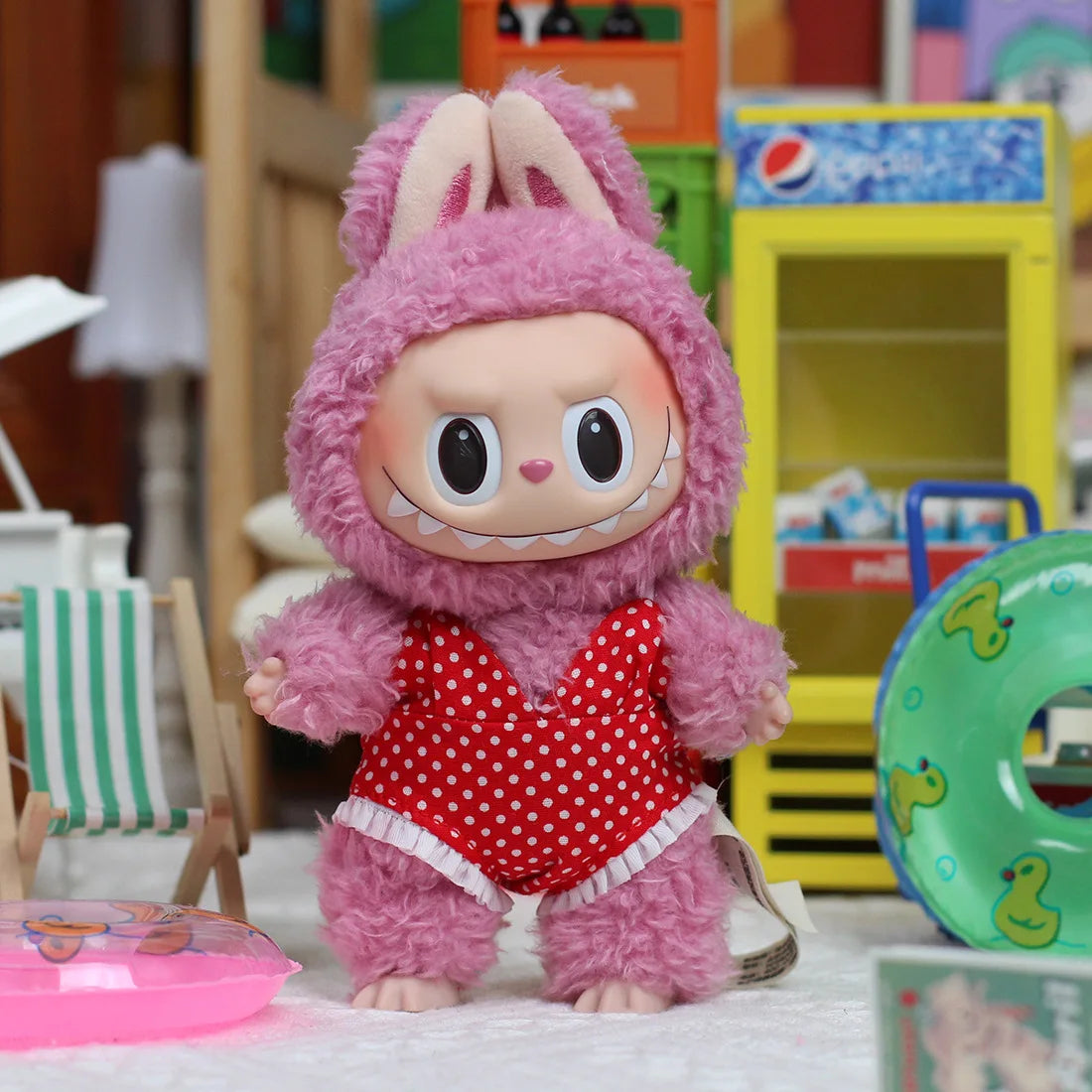 2025 Labubu Clothes Swimsuit Accessories Mini Plush Doll Clothing for Labubu I II Idol Dolls Fans Gift - MyLootWare