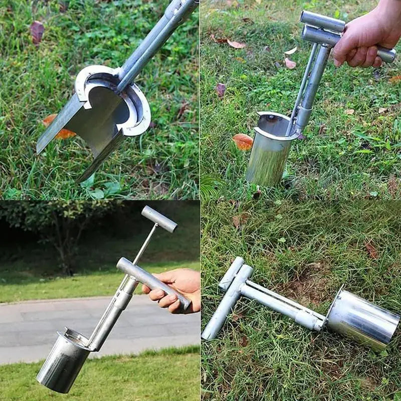 Garden Bucket Transplanter New Bulb Planter Tool for Digging Weeding Soil Sampling Transplanting Handheld Gardening Equipment