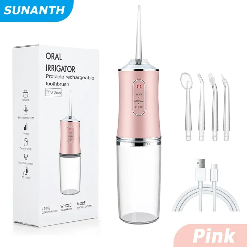 Oral Irrigator USB Rechargeable Mouth Washing