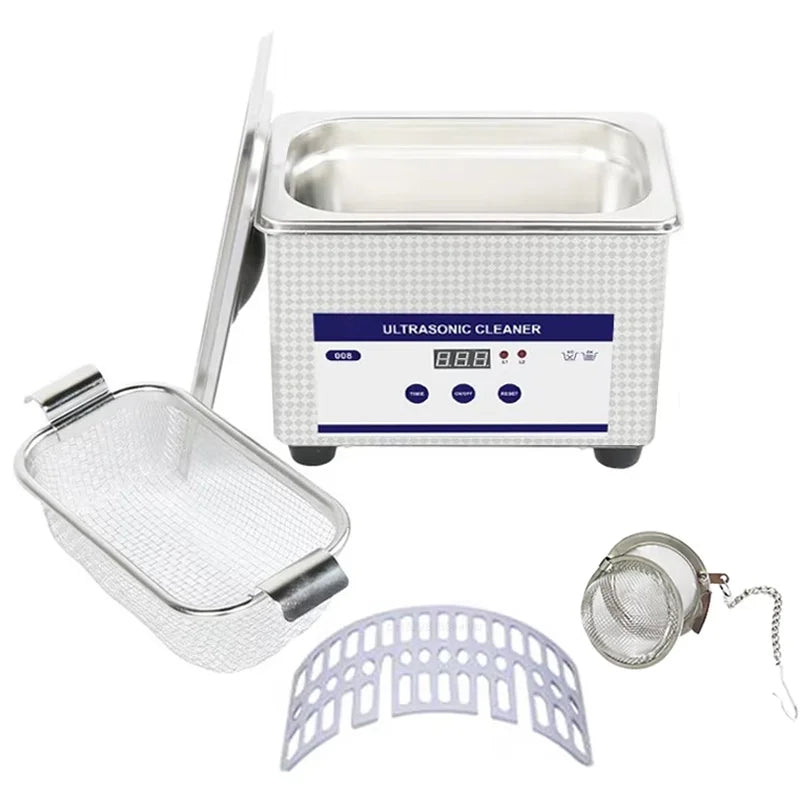 800ml Digital Ultrasonic Cleaner Sonicator Stainless Steel Bath Glasses Jewelry Ultrasound Wave Cleaning Machine Washer EU