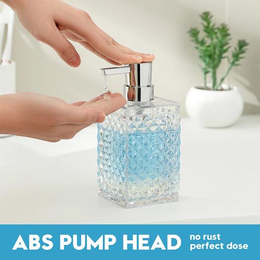 Clear Acrylic Liquid Hand Soap Dispenser(10oz)