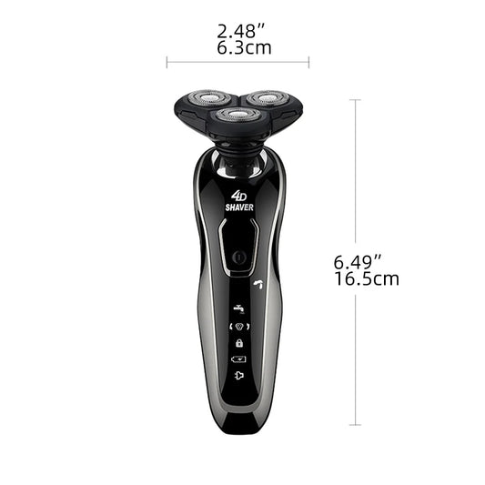 Professional men's electric shaver, with smooth