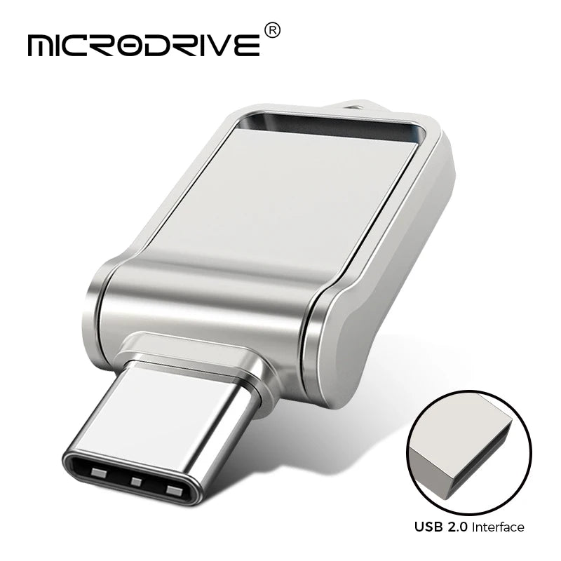 OTG Type C Pen Drive Mini Metal Usb Memory Stick