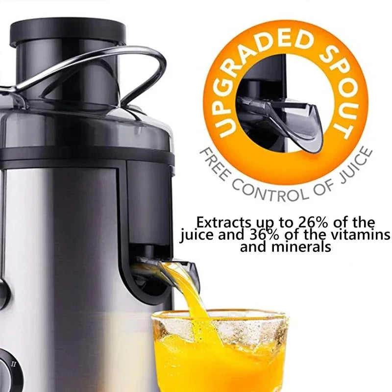 Juicer centrifugal Household large caliber electric juice machine residue separation vegetable Juicer EU/US