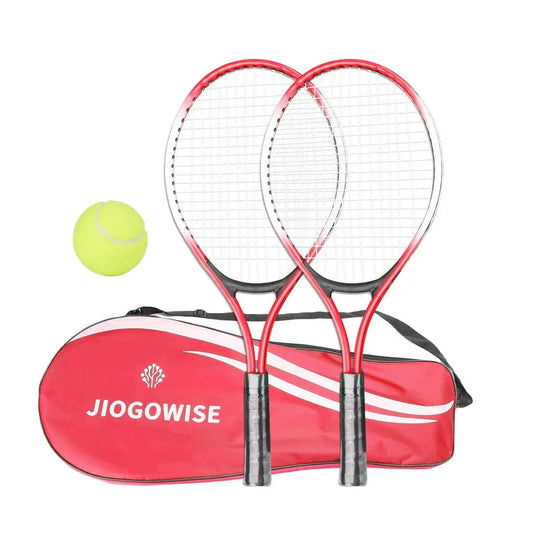 2pcs Tennis Rackets Included Tennis Bag And Tennis Sports Exercise Racquet Set Youth Games Outdoor,Suitable for Beginner - MyLootWare