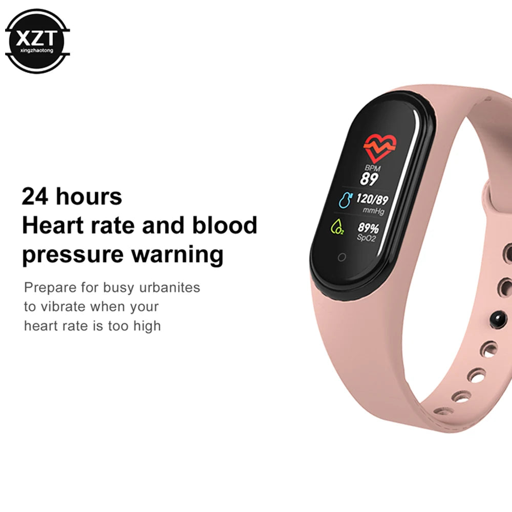 Smart Watch Wristband Waterproof Watch Blood Pressure Heart Rate Monitor Fitness Tracker Sport Smart Bracelet Electric Clock