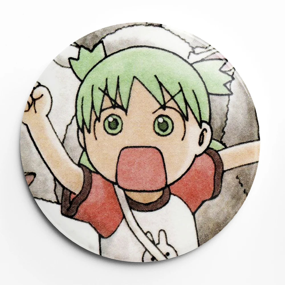 Yotsuba Anime Cartoon Soft Button Lapel Anime Pin
