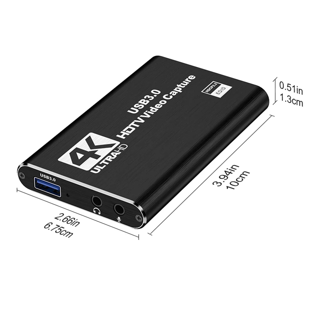USB 3.0 4K HDMI-Compatible Capture Card Game