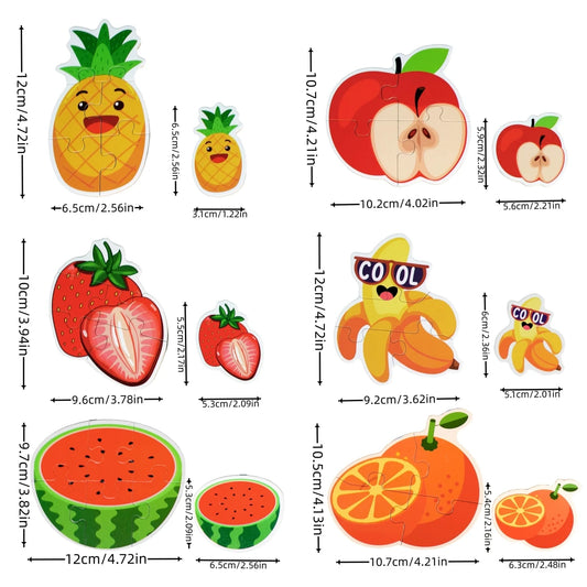 Children's puzzle toys, early education enlightenment cognition, cartoon patterns multiple themes - MyLootWare