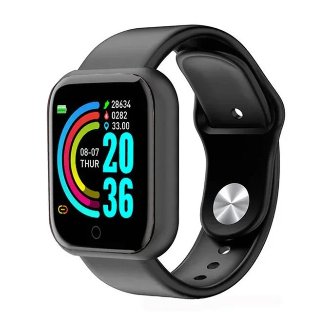 Smartwatch Y68 w/ Color Screen: Activity Tracker,