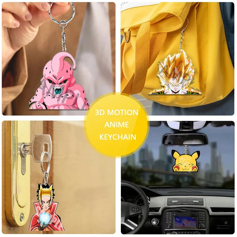 Dragon Ball Broly Anime 3D Motion Key Chains