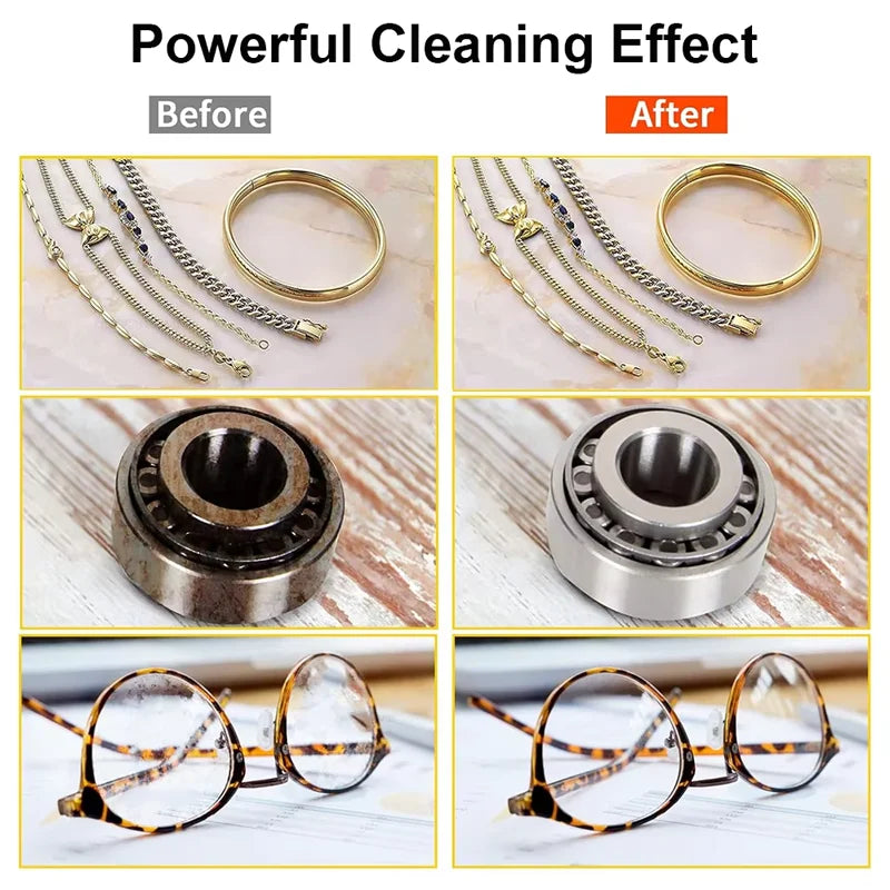 800ml Digital Ultrasonic Cleaner Sonicator Stainless Steel Bath Glasses Jewelry Ultrasound Wave Cleaning Machine Washer EU