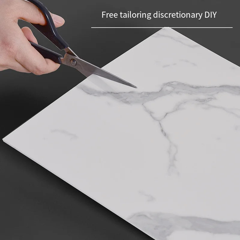 30*30cm Imitation Tile 3D Marble Kitchen Waterproof Self-adhesive Wall Sticker Wall Decoration Bathroom Moisture-proof Wallpaper - MyLootWare