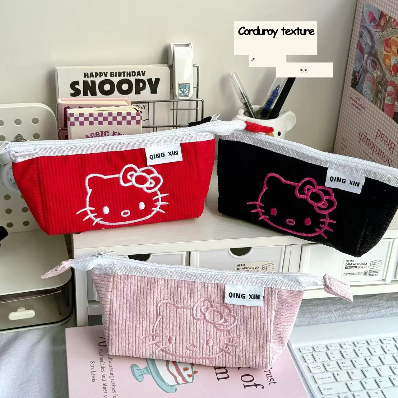 Hello Kitty Cute Makeup Bag Soft Touch High Beauty