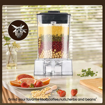 6000W Powerful Electric Blender Mixer Juicer Smoothie Maker Table Blenders 2.5L Container Food Processor Ice Fruit Blender Mixer - MyLootWare