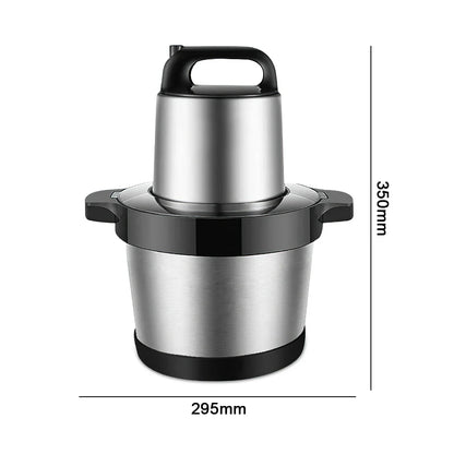 1000W Meat Grinder Kitchen Chopper 6L Electric Home Meat Grinders Stainless Steel Vegetable Food Processor Blender Mixer - MyLootWare