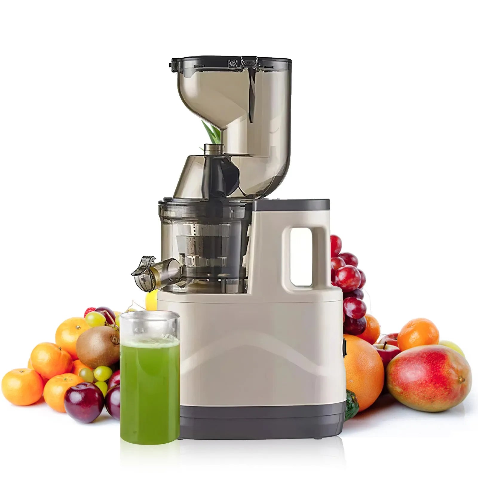 300W Multifunctional Juicer Cold Press Household Residue Separation Large Caliber Fruit and Vegetable Juice Extractor - MyLootWare