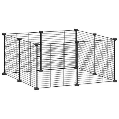 W2B VidaXL Black Powder-coated Steel Small