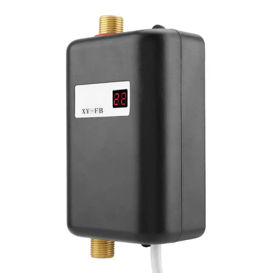 3000W Electric Water Heater Electric Tankless Water Heater LCD Digital Temperature Display Heating Shower 220-240V 50Hz - MyLootWare