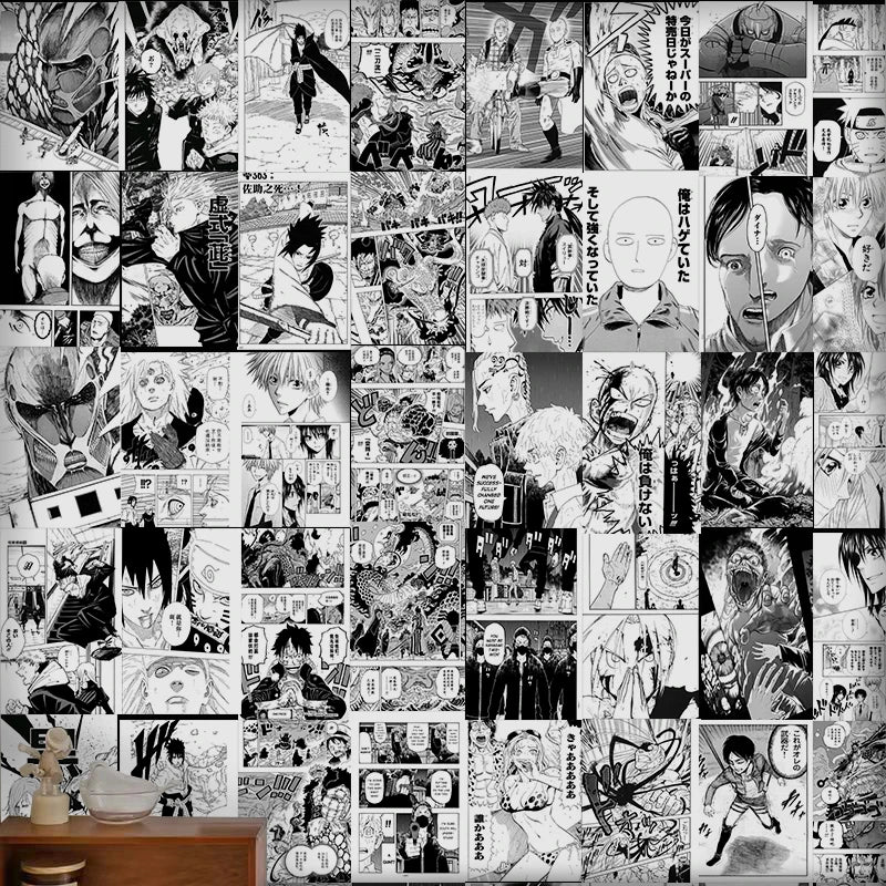 Popular anime 21x30cm 20/30/40pcs manga wall