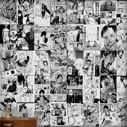 Popular anime 21x30cm 20/30/40pcs manga wall